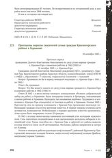 Протоколы опросов свидетелей угона граждан Красногорского района в Германию. 16 октября 1945 г.