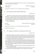 Акт о грабежах и зверствах в отношении жителей г. Рузы. 18 января 1942 г.