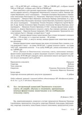 Акт, составленный комиссией Зикеевского сельского совета, об ущербе, убытках и злодеяниях, причиненных немецко-фашистскими захватчиками и их сообщниками сельскому совету. 20 февраля 1944 г.