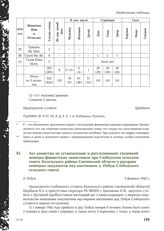 Акт комиссии по установлению и расследованию злодеяний немецко-фашистских захватчиков при Слободском сельском совете Козельского района Смоленской области о расправе немецких оккупантов над населением д. Побуж Слободского сельского совета. Д. Побу...