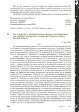 Акт о зверствах и расправах немецко-фашистских захватчиков над мирными гражданами на территории Тимского района Курской области. 27 мая 1943 г.