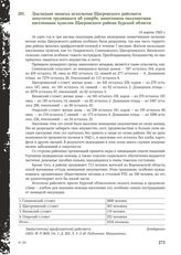 Докладная записка исполкома Щигровского райсовета депутатов трудящихся об ущербе, нанесенном оккупантами населенным пунктам Щигровского района Курской области. 14 марта 1943 г.