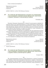 Акт комиссии при Бережковском сельсовете по установлению и расследованию злодеяний немецко-фашистских захватчиков в деревне Тимошино Солнечногорского района. 30 декабря 1943 г.