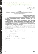 Из сводки № 1 УНКВД по Орловской области о зверствах фашистов и их сообщников, совершенных на временно оккупированной территории Дросковского и Покровского районов. 20 марта 1943 г.