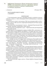 Информация Калмыцкого обкома центральному комитету ВКП(б) о восстановлении советских и партийных органов и хозяйства колхозов и совхозов, освобожденных от немецких оккупантов. г. Астрахань, 29 января 1943 г.