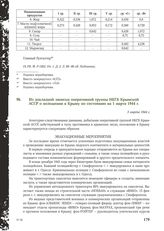 Из докладной записки оперативной группы НКГБ Крымской АССР о положении в Крыму по состоянию на 1 марта 1944 г. 3 марта 1944 г.