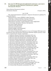 Из акта № 599 Багаевской районной комиссии о расстреле 27 жителей хутора Красного Багаевского района Ростовской области. Хутор Красный Багаевского района Ростовской области, 15 апреля 1943 г.