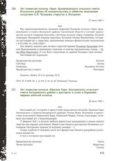 Акт комиссии колхоза «Заря» Архамоновского сельского совета Всходского района об издевательствах и убийстве немецкими солдатами А. П. Чульцова, старосты д. Полднево. 27 июня 1943 г.