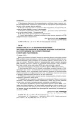 Приказ ВЧК № 57 «О взаимоотношениях местных органов ВЧК и порядке ведения разработок на сотрудников ЧК и ответственных советских работников». 17 марта 1921 г.