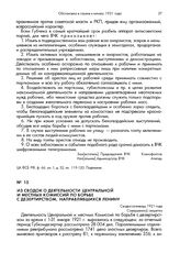 Из сводок о деятельности Центральной и местных комиссий по борьбе с дезертирством, направлявшихся Ленину. Сводка за январь 1921 года