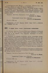 Декрет Совета Народных Комиссаров. О порядке оплаты лесосек строительными кооперативами. 22 августа 1925 года