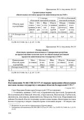 Приложение № 1 к постановлению № 670 СНК СССР «Об обязательных поставках продуктов животноводства в районах, освобожденных от немецкой оккупации». г. Москва, 4 апреля 1945 г. Среднегодовые нормы обязательных поставок продуктов животноводства на 19...