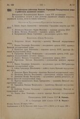 О награждении работников Киевской Украинской Государственной оперы и работников украинского ансамбля. 23 марта 1936 г.