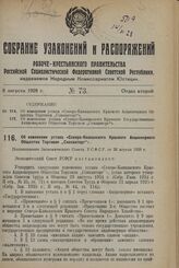 Об изменении устава «Северо-Кавказского Краевого Акционерного Общества Торговли „Севкавторг"». Постановление Экономического Совета Р.С.Ф.С.Р. от 26 апреля 1928 г.