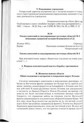 Сводка донесений из оккупированных восточных областей № 9 начальника германской полиции безопасности и СД. Берлин, 26 июня 1942 г.