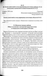 Из сводки донесений из оккупированных восточных районов № 45 начальника германской полиции безопасности и СД. Берлин, 12 марта 1943 года