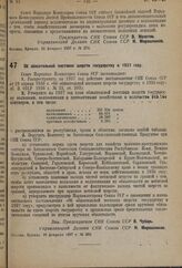 Постановление Совета Народных Комиссаров. Об обязательной поставке шерсти государству в 1937 году. 16 февраля 1937 г. № 265