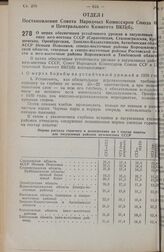 Постановление Совета Народных Комиссаров Союза ССР и Центрального Комитета ВКП(б). О мерах обеспечения устойчивого урожая в засушливых районах юго-востока СССР (Саратовская, Сталинградская, Куйбышевская, Оренбургская, Западно-Казахстанская, Актюби...