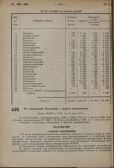 Об утверждении Положения о фондах кинофикации. Пост. ВЦИК и СНК от 30 мая 1930 г.