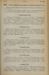 Декрет Всероссийского Центрального Исполнительного Комитета. О новом административном делении Автономной Карельской С.С.Р. 20 сентября 1926 года