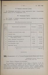 Об изменении п. «б» ст. 7 устава Государственного Камвольного Треста. Утверждено Советом Труда и Обороны 14 мая 1925 года