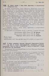 Постановление Центрального Исполнительного Комитета и Совета Народных Комиссаров. Об отмене акциза с меда, кваса, фруктовых и искусственных минеральных вод. 2 апреля 1926 г. 