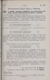 Постановление Совета Труда и Обороны. О размере процентов, взимаемых при кредитовании снабжения сельско-хозяйственными машинами и орудиями. 20 апреля 1928 г. 