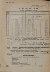 Постановление Совета народных комиссаров. О передаче в непосредственнее ведение Высшего совета народного хозяйства Союза ССР высших технических учебных заведений. 21 июня 1931 г. № 483