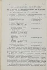 Постановление Совета Министров СССР. О снижении государственных розничных цен на некоторые товары народного потребления. 4 июня 1959 г. № 616