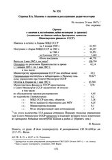 Справка В.А. Махнева о наличии и расходовании радия-мезотория. Не позднее 24 мая 1947 г.