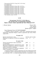 Постановление СМ СССР № 3332-1398сс/оп «Об отпускных ценах на промышленную продукцию Первого и Второго главных управлений при Совете Министров СССР». 29 июля 1950 г.