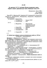 Из протокола № Т-11 заседания Научно-технического совета Первого главного управления при Совете Министров Союза ССР. 30 мая 1949 г.