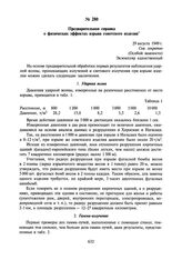 Предварительная справка о физических эффектах взрыва советского изделия. 29 августа 1949 г.