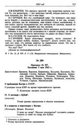 Протокол № 95. Заседание 3 мая 1963 г.