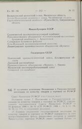 Постановление Совета Министров РСФСР. О частичном изменении Положения о Государственной инспекции по качеству товаров и торговле по РСФСР. 30 июня 1987 г. № 273