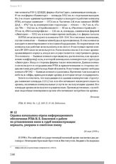 Справка начальника отдела информационного обеспечения РГВА Н. Е. Елисеевой о работе по установлению имен и судеб военнослужащих вермахта, умерших в советском плену. 18 мая 1999 г.