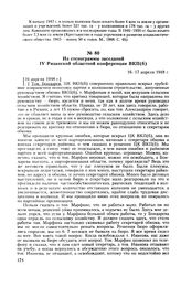 Из стенограммы заседаний IV Рязанской областной конференции ВКП(б). 16-17 апреля 1948 г.