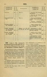 1871. Октября 27. Об учреждении при Императорском Историко-Филологическом Институте 8-ми стипендий Виленского Учебного Округа