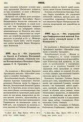 1875. Марта 24. — Об учреждении при Симферопольской женской Гимназии двух стипендий имени А. И. Познанской. Всеподданнейший доклад