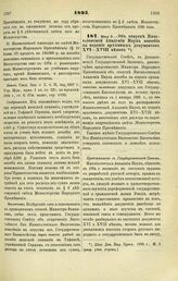 1895. Мая 8. — Об отпуске императорской Академии Наук пособия на издание архивных документов XVI—XVIII веков