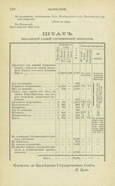 Штат Николаевской Главной Астрономической Обсерватории. 14 Августа 1862 г.