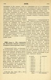 1879. Ноября 21. — Об учреждении при Митавской гимназии должности четвертого учителя русского языка