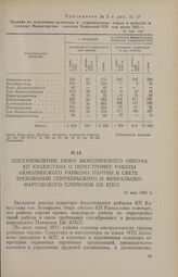 Постановление бюро Акмолинского обкома КП Казахстана о перестройке работы Акмолинского райкома партии в свете требований сентябрьского и февральско-мартовского Пленумов ЦК КПСС. 15 мая 1954 г.