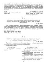 Резолюция комсомольцев Ивано-Холодногорского района г. Харькова об отправке на фронт для борьбы с Григорьевым. 13 мая 1919 г.