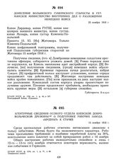 Донесение Волынского губернского старосты в гетманское Министерство внутренних дел о разложении немецких войск. 15 ноября 1918 г. 