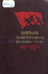 Борьба за советскую власть в Воронежской губернии