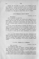 Донесения французского полномочного министра при русском дворе, Кампредона, и агента Маньяна, за 1725 и 1727 гг. От г. Маньяна к гр. де-Морвилю. Петербург, 1 июня 1726 г.