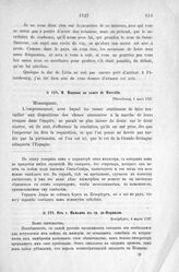 Донесения французского полномочного министра при русском дворе, Кампредона, и агента Маньяна, за 1725 и 1727 гг. От г. Маньяна к гр. де-Морвилю. Петербург, 4 марта 1727 г.