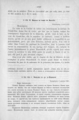 Донесения французского полномочного министра при русском дворе, Кампредона, и агента Маньяна, за 1725 и 1727 гг. От г. Маньяна к гр. де-Морвилю. Петербург, 1 апреля 1727 г.
