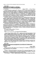 Выписка из протокола заседания № 58 Алтайского губернского оргбюро РКП(б). г. Барнаул. 4 июня 1920 г.